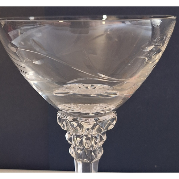 Vintage Tiffin-Franciscan 4.75" Cocktail Glasses ROSE MARIE -Set of 2 - Picture 5 of 6